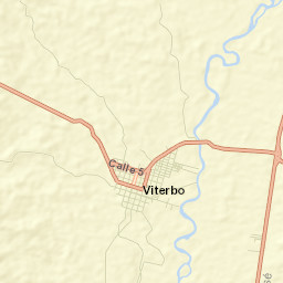 Viterbo Street Map