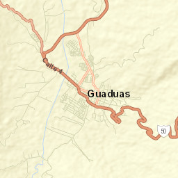 Guaduas Street Map