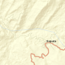 Supatá Street Map