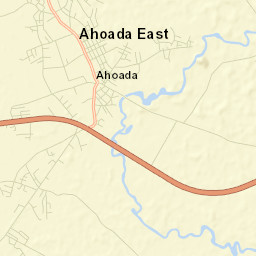 Ahoada Street Map