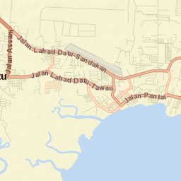 Lahad Datu Street Map