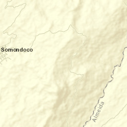 Somondoco Street Map