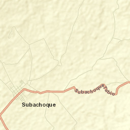Subachoque Street Map