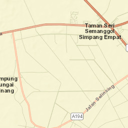 Simpang Empat Street Map