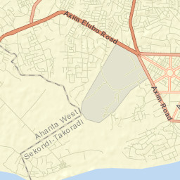 Takoradi Street Map