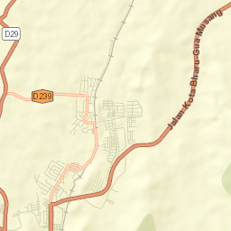 Gua Musang Street Map