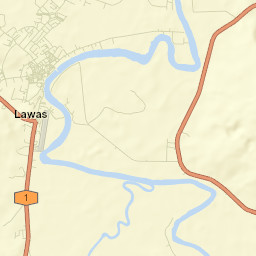 Lawas Street Map