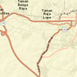 Kuala Kangsar Street Map