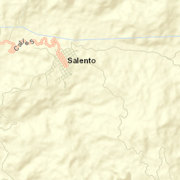 Salento Street Map