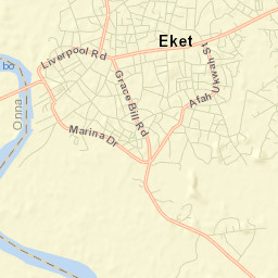 Eket Street Map