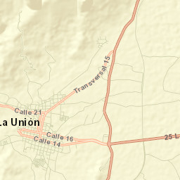La Unión Street Map