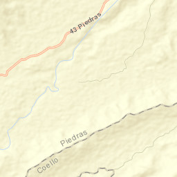 Piedras Street Map