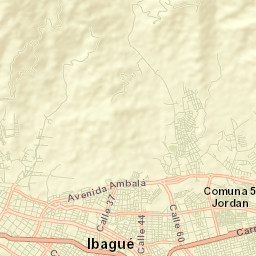 Ibagué Street Map