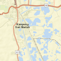 Batu Gajah Street Map