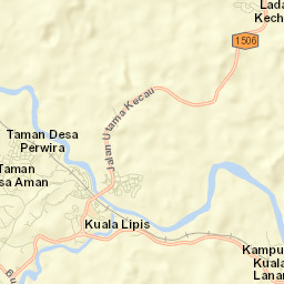 Kuala Lipis Street Map
