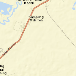 Tapah Road Street Map