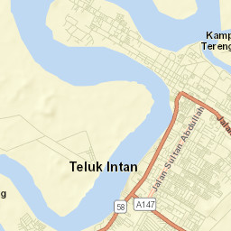 Teluk Intan Street Map