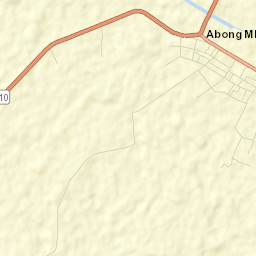 Abong Mbang Street Map