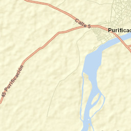 Purificación Street Map