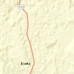Eséka Street Map