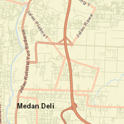 Kota Medan Street Map