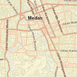 Medan Street Map