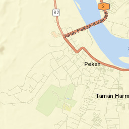 Pekan Street Map