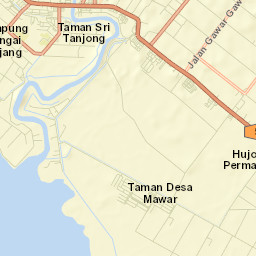 Kampung Tanjung Karang Street Map