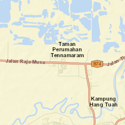 Batang Berjuntai Street Map