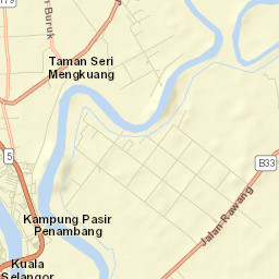 Kuala Selangor Street Map