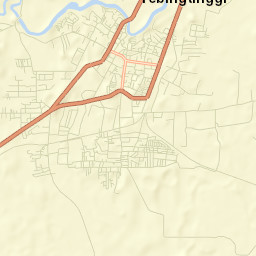 Kota Tebing Tinggi Street Map