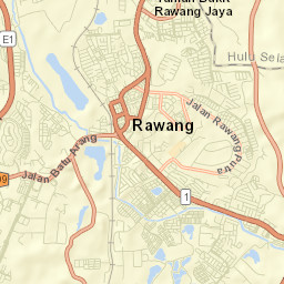 Rawang Street Map