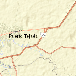 Puerto Tejada Street Map
