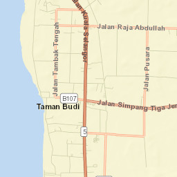 Kampong Dungun Street Map