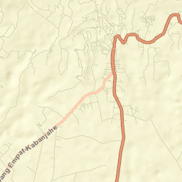 Berastagi Street Map