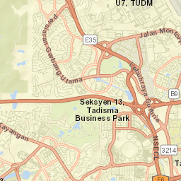 Shah Alam Street Map