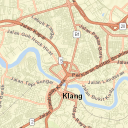 Klang Street Map