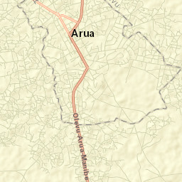 Arua Street Map