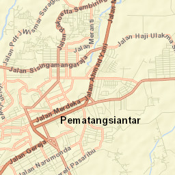 Pematangsiantar Street Map