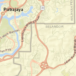 Putrajaya Street Map