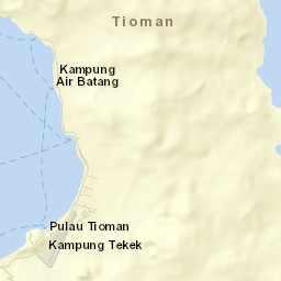 Kampung Tekek Street Map