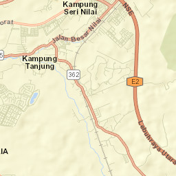 Kampung Baharu Nilai Street Map