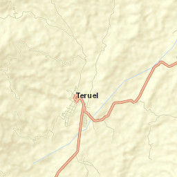 Teruel Street Map