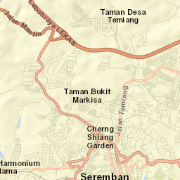 Seremban Street Map