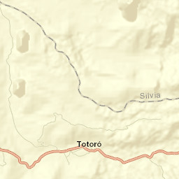 Totoró Street Map