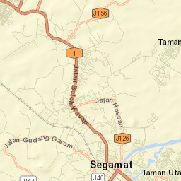 Segamat Street Map