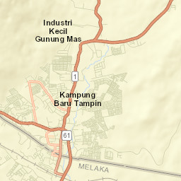 Tampin Street Map