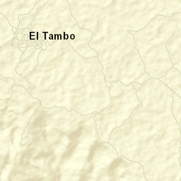 El Tambo Street Map