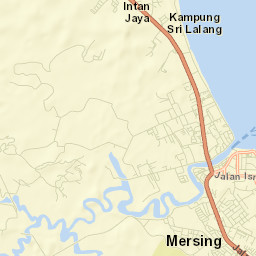 Mersing Street Map