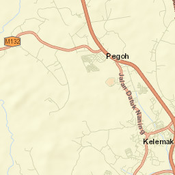 Alor Gajah Street Map